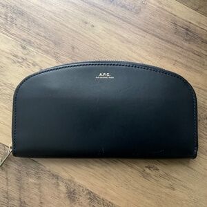 APC Black Demi-Lune Wallet Unused